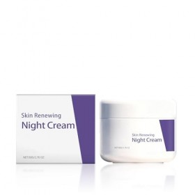 Crème Anti-rides Skin Renewing, Crème Nuit Raffermissante pour le Visage, Hydratation Intense et Peau Plus Rebondie Après, Hy