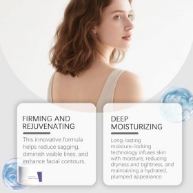 Crème Anti-rides Skin Renewing, Crème Nuit Raffermissante pour le Visage, Hydratation Intense et Peau Plus Rebondie Après, Hy