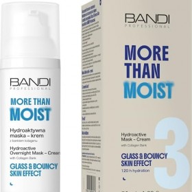 Bandi Masque Hydratant Nuit Régénérant au Collagène Éclatante Anti-Âge Hydratation Intense Barrière Cutanée Fermeté Élasticit...