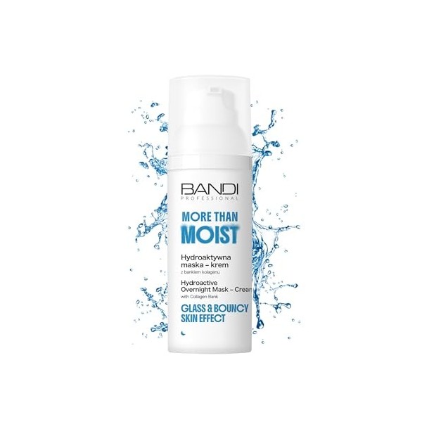 Bandi Masque Hydratant Nuit Régénérant au Collagène Éclatante Anti-Âge Hydratation Intense Barrière Cutanée Fermeté Élasticit...