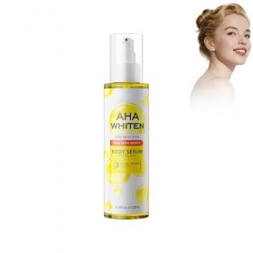 AHA Sérum éclaircissant intensif pour réduire les taches de la peau et pour un teint éclatant, sérum clarifiant et équilibran