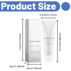 AYVRUOP Crème Hydratante pour le Visage, 345 Relief Cream,Pour le Visage Adaptée aux Peaux Acnéiques et Grasses