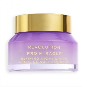 Revolution Pro Miracle Retinoid Refining Night Cream, Soin de Nuit Nourrissant pour une Peau Régénérée et Lumineuse, 50 ml