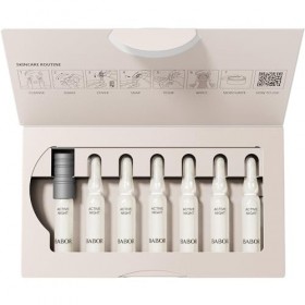 BABOR Active Night Lot de 7 ampoules de sérum régénérant pour le visage Formule végétalienne Concentrées 7 x 2 ml