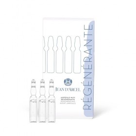 JEAN DARCEL AMPOULES Kit dampoules Overnight - AMPOULE NUIT RÉGÉNÉRANTE 5 x 2 ml - Favorise la régénération nocturne - Favo