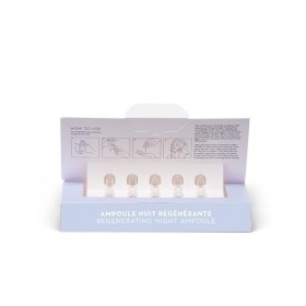 JEAN DARCEL AMPOULES Kit dampoules Overnight - AMPOULE NUIT RÉGÉNÉRANTE 5 x 2 ml - Favorise la régénération nocturne - Favo