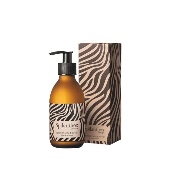 Spilanthox therapy Extreme Night Repair Special Edition Zebra 200 ml – Crème pour le visage pour réduire les rides – Soin du 