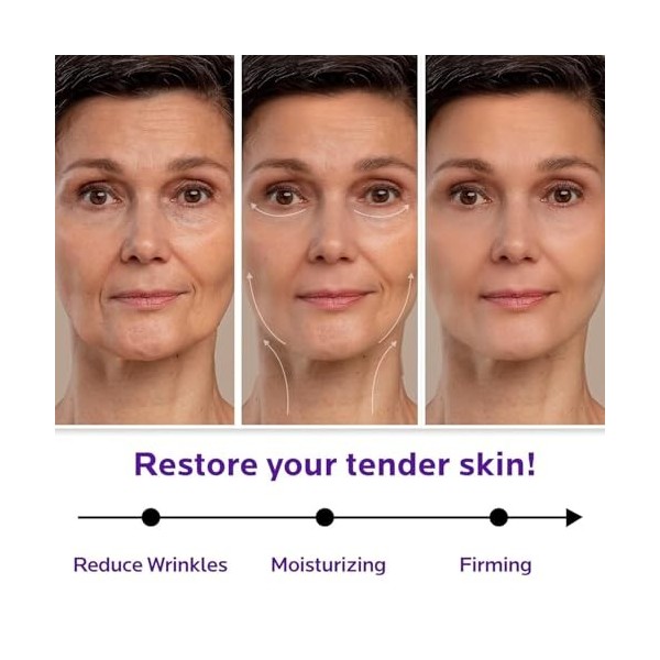 ZealSea Crème Rétinol pour le Visage avec Collagène - Hydratant Anti-âge pour Femmes pour Raffermir et Lifiter la Peau, Crème