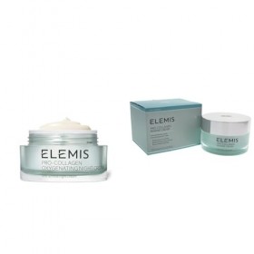 ELEMIS Crème de nuit oxygénante pro-collagène, crème visage anti-âge & anti-rides homme + ELEMIS Crème marine pro-collagène, 