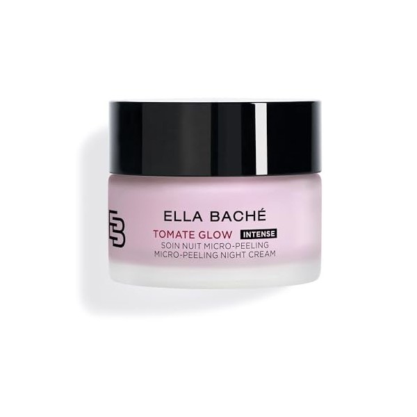 Ella Baché Tomate Glow - Soin de nuit micro-gommage - 50 ml - Crème de nuit lissante SOS pour une peau rayonnante et régénéré