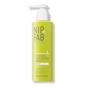 Nip+Fab Teen Skin Fix Pore Blaster Nettoyage De Nuit Du Visage À LAcide Salicylique | Huile DArbre À Thé Nettoyant Purifian