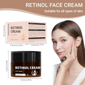 LuLiyLdJ Crème de Nuit Régénérante Anti-Âge - Soin Visage Anti-Rides, Fermeté, Confort - Tous Types de Peaux - 30 ml