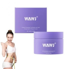 WAWJ® Overnight Firming Cream, Soin de nuit raffermissant pour peau lâche - Crème hydratante avec boost de collagène - 100 g