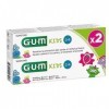 Gum Dentifrice Junior Dès 3 Ans Goût Fraise 2x50ml