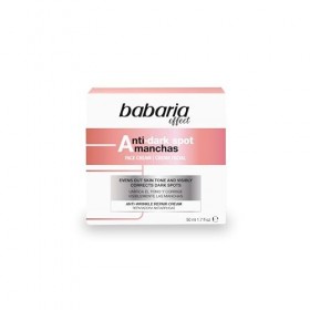 Babaria - Crème Visage Anti-taches | Traitement de Nuit Intensif | Réduit les Taches et Rides | Unifie le Teint | Hydratation...