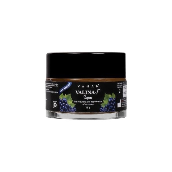 Vanan Valina-F Lepam - Crème de nuit revitalisante aux raisins - Traitement des taches ayurvédique avancé à lextrait de pépi