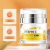 Crème Visclaircissante À La Vitamine C Crème De Jour Anti-Taches Pour Un Teint Éclatant, Uniformise Le Teint, Atténue Les Tac