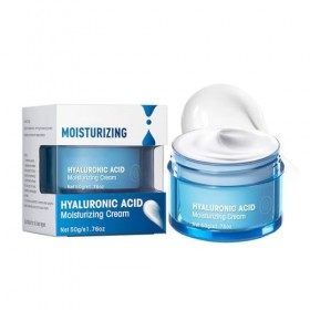 Gel-Crème Hydratant, Hydratation Profonde, Soin Apaisant Pour Un Teint Éclatant, Texture Légère Non Grasse, Pénétration Rapid