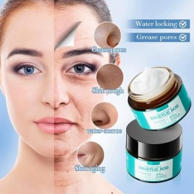 Crème Réparatrice Contrôle Séborrhée À L’Acide Salicylique, Réduit La Brillance Et Régule La Production De Séboum Efficacemen