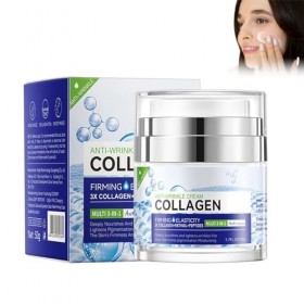 Crème Anti-Âge Avec Collagène et Rétinol, Crème Visage Anti-Rides Nuit Naturelle et Bio, Day&Night Cream, Crème de Jour Anti-