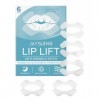 HUVZOR 6 Bandes Anti-Âge Élastiques - Lissant les Rides du Front, Raffermissant la Peau | Soin Hydratant Nuit, Correction Cib