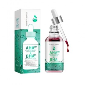 Sérum Visage À Base De Complexe AHA Et Acides De Fruits Naturels, Action Exfoliante Et Purifiante En Profondeur, Pour Une Pea