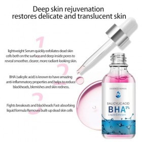 Sérum Visage Acide Salicylique, Pour Lutter Contre Les Boutons, Prévention Des Imperfections Et De LAcné, Réduction Visible 