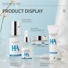 Kit Visage à lAcide Hyaluronique - 4 Pièces, Hydratation Profonde, Réduit les Lignes Fines et les Rides, Améliore lÉlastici