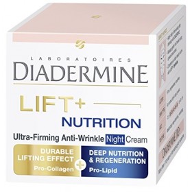 Diadermine Nourrissant, soin de nuit, anti-rides retenseur + action nourrissante, anti-age - Le pot de 50ml Crème Jour et Nuit