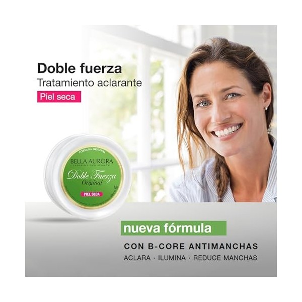 Bella Aurora Doble Fuerza Crème Anti-Taches , 30 Ml Lot De 1 Crème Jour et Nuit