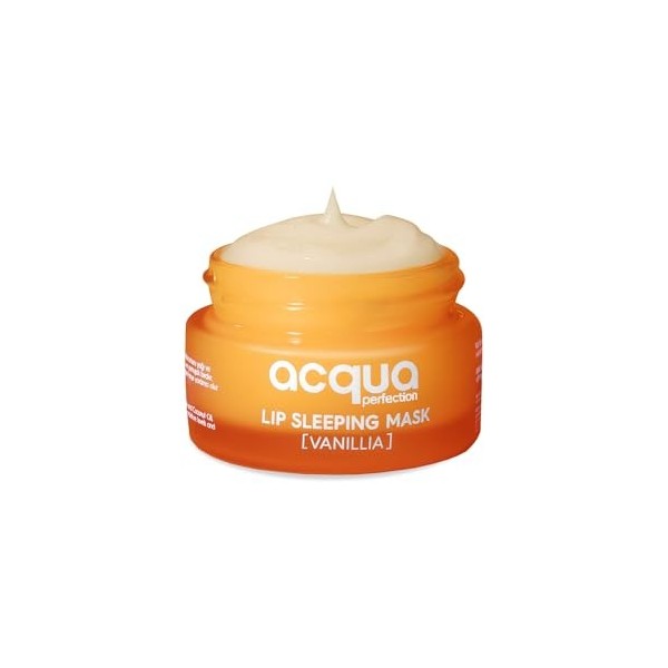 Acqua Perfection Masque Lèvres, Soin de Nuit pour les Lèvres enrichi en Bonbon gélifié adoucissant pour la peau et Beurre de ...