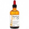 Oïléna BIO Huile dAbricot 100% Pure et Naturelle Pressée à Froid: Huile Hydratante Après-Soleil, Conditionneur pour Cheveux,