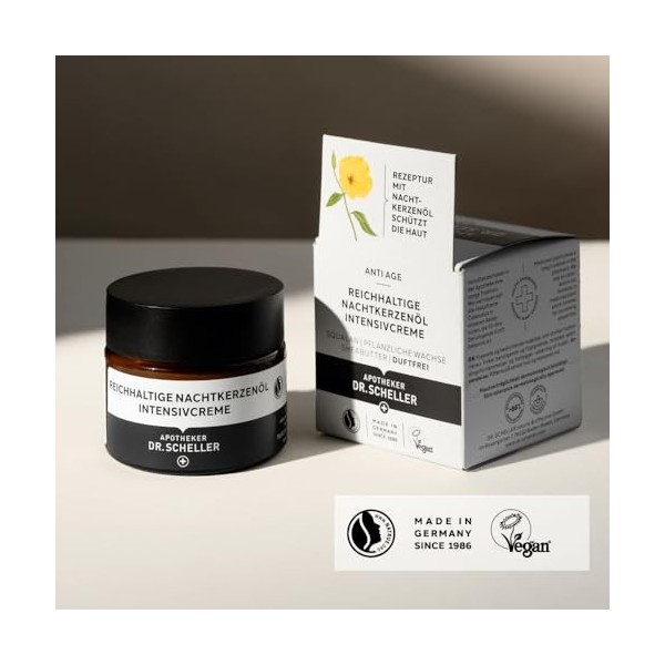 DR. SCHELLER Crème intense à lhuile donagre riche, 50 ml