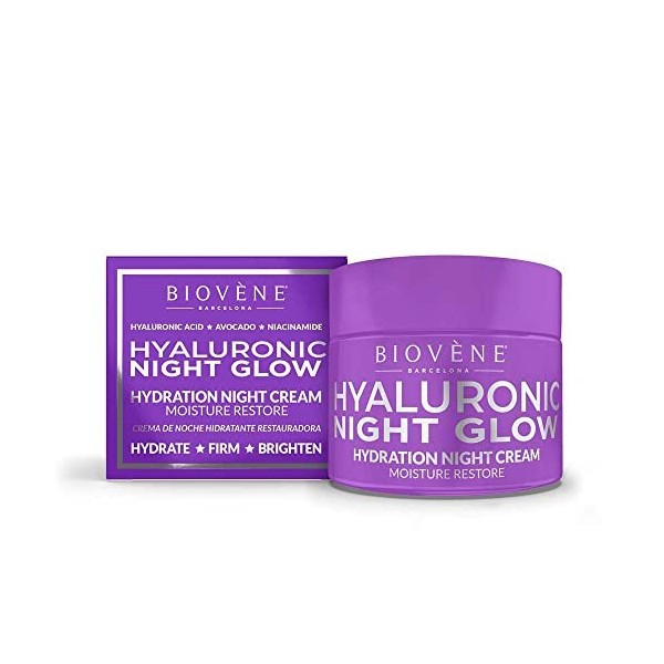 HYALURONIC NIGHT GLOW hydration night cream moisture restore 50 ml