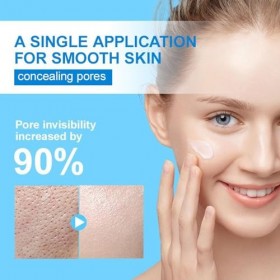 Crème invisible pour réduire les pores, réduit les pores et réduit les pores pour le visage, crème raffermissante de contrôle