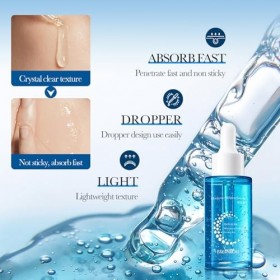 Collagène Hydratant Éclaircissant Sérum + Crème, Hydratation Profonde, Éclaircissement Cutané, Renforce Le Collagène, Amélior