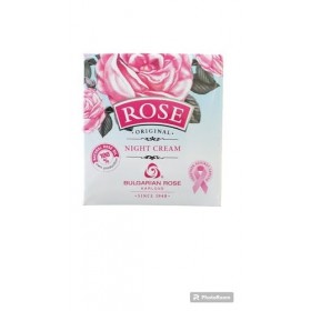 Crème de nuit « Rose » à lhuile essentielle de rose Damascena 50 ml