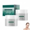 Lot de 2 crèmes de nuit anti-âge raffermissantes et hydratantes pour les radiations nocturnes + mini pinceau en silicone grat