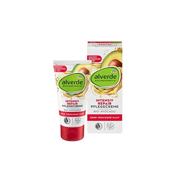 Alverde - Crème jour et nuit Intensiv Repair - Peaux très Sèches - 50ml