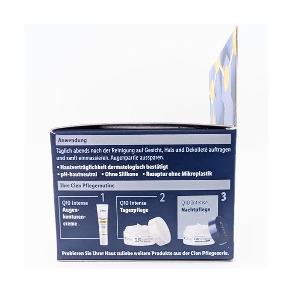 CIEN Q10 Intense Crème de nuit pour peaux normales 1 x 50 ml