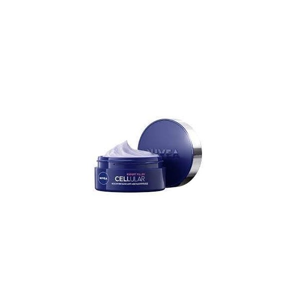 NIVEA Cellular Expert Filler Crème de nuit anti-âge très efficace 50 ml , crème de nuit extra raffermissante avec effet repu