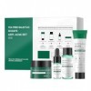 Kit de Soin Anti-Imperfections à lHuile dArbre à Thé et Acide Salicylique, Nettoyant Visage et Crème Hydratante, Réduit la 