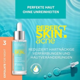 Eveline Cosmetics Traitement de nuit anti-impuretés – 2 étapes délimination des cellules mortes de la peau