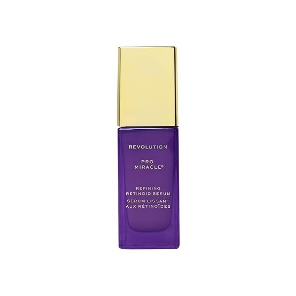 Revolution Pro Miracle Retinoid Refining Serum, Sérum Anti-Âge au Complexe Rétinoïde avec Niacinamide & Acide Hyaluronique, V