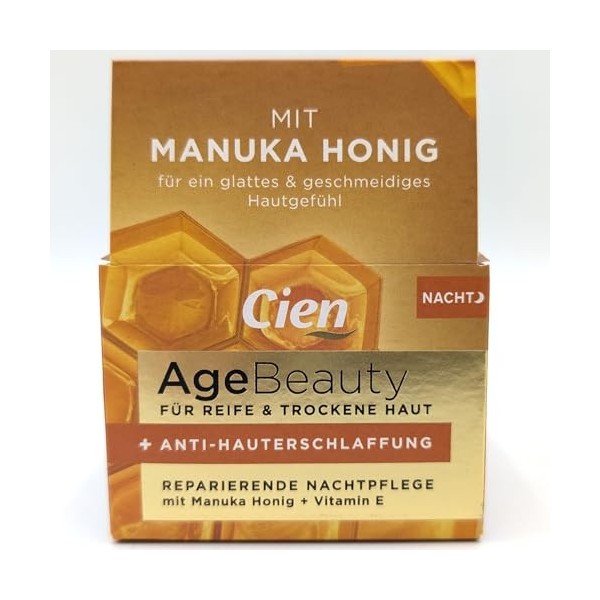 Cien Age Beauty nuit pour peaux matures et sèches 1 x 50 ml