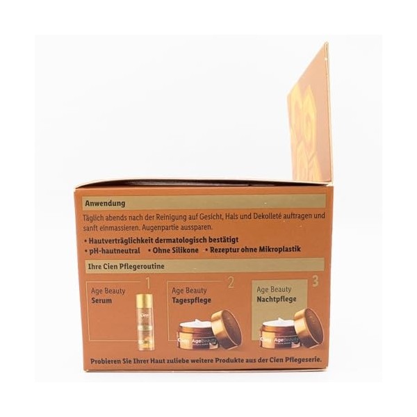 Cien Age Beauty nuit pour peaux matures et sèches 1 x 50 ml