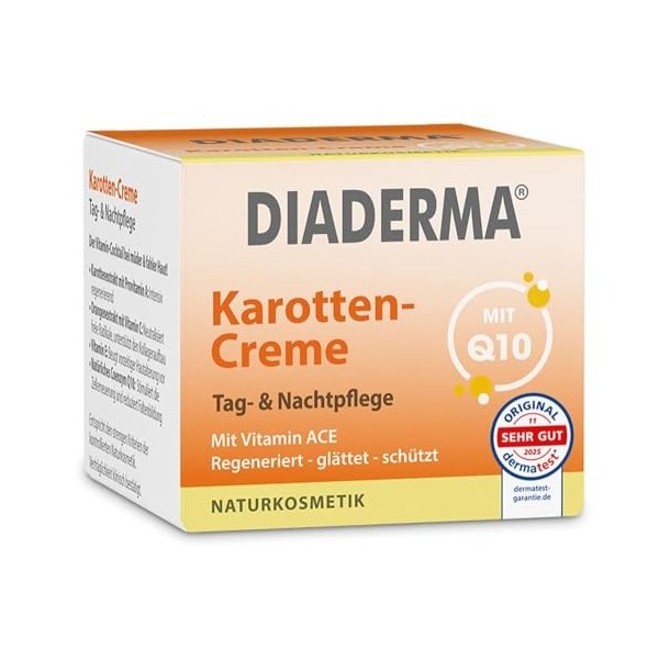 DIADERMA Karotten-Creme Tag & Nachtpflege, 50 ml Crème