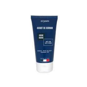 CRYOM - Crème visage anti-âge et anti-rides AVANT DE DORMIR, tube 75ml, cosmétique pour hommes