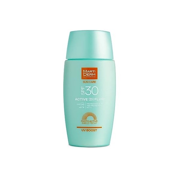 Martiderm Sun Care Active D Fluide Visage SPF30 Tous Types de Peaux 50ml