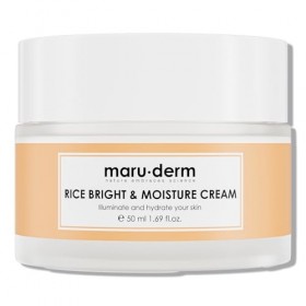Maruderm Crème Éclat & Hydratation au Riz – Soin Visage Hydratant & Illuminant à l’Extrait de Riz | Crème Nourrissante Quotid